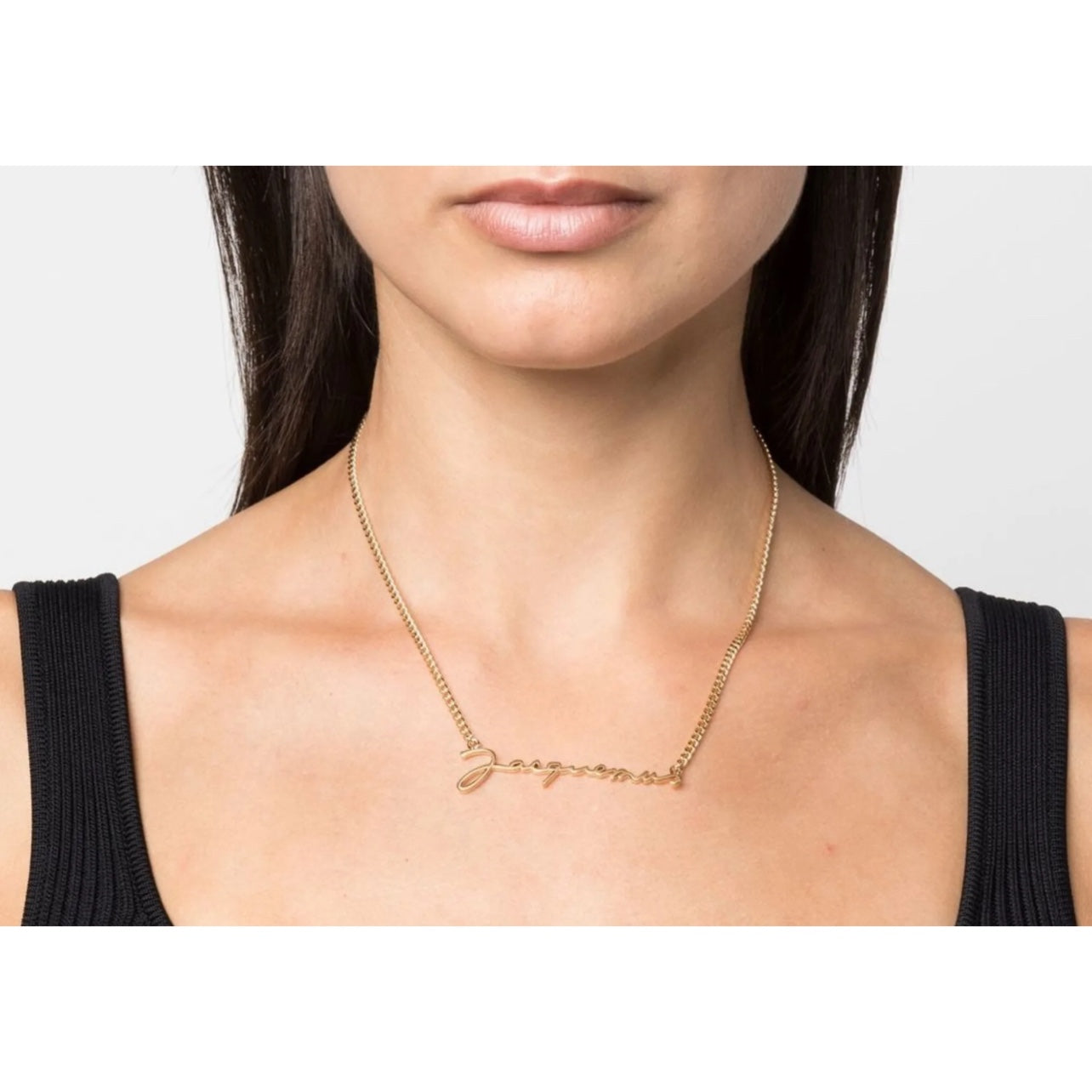 Jacquemus Logo Pendant Necklace