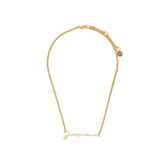 Jacquemus Logo Pendant Necklace