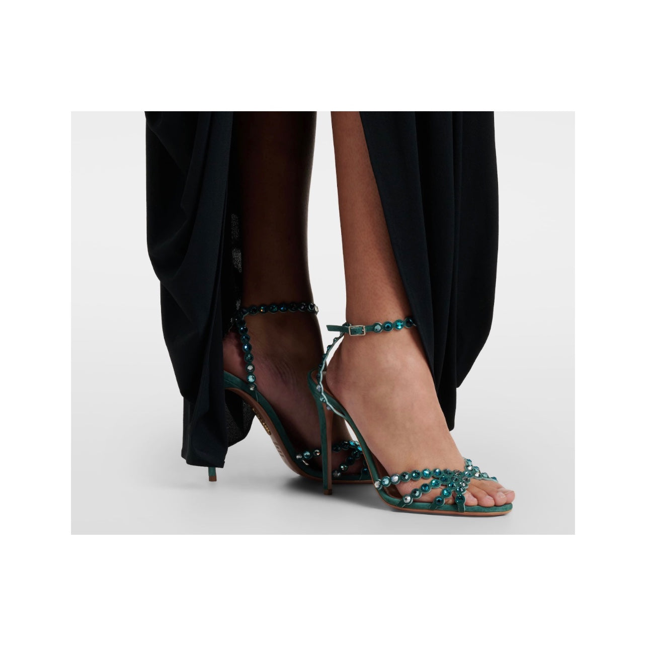 Aquazzura Tequila 85mm Suede Sandal