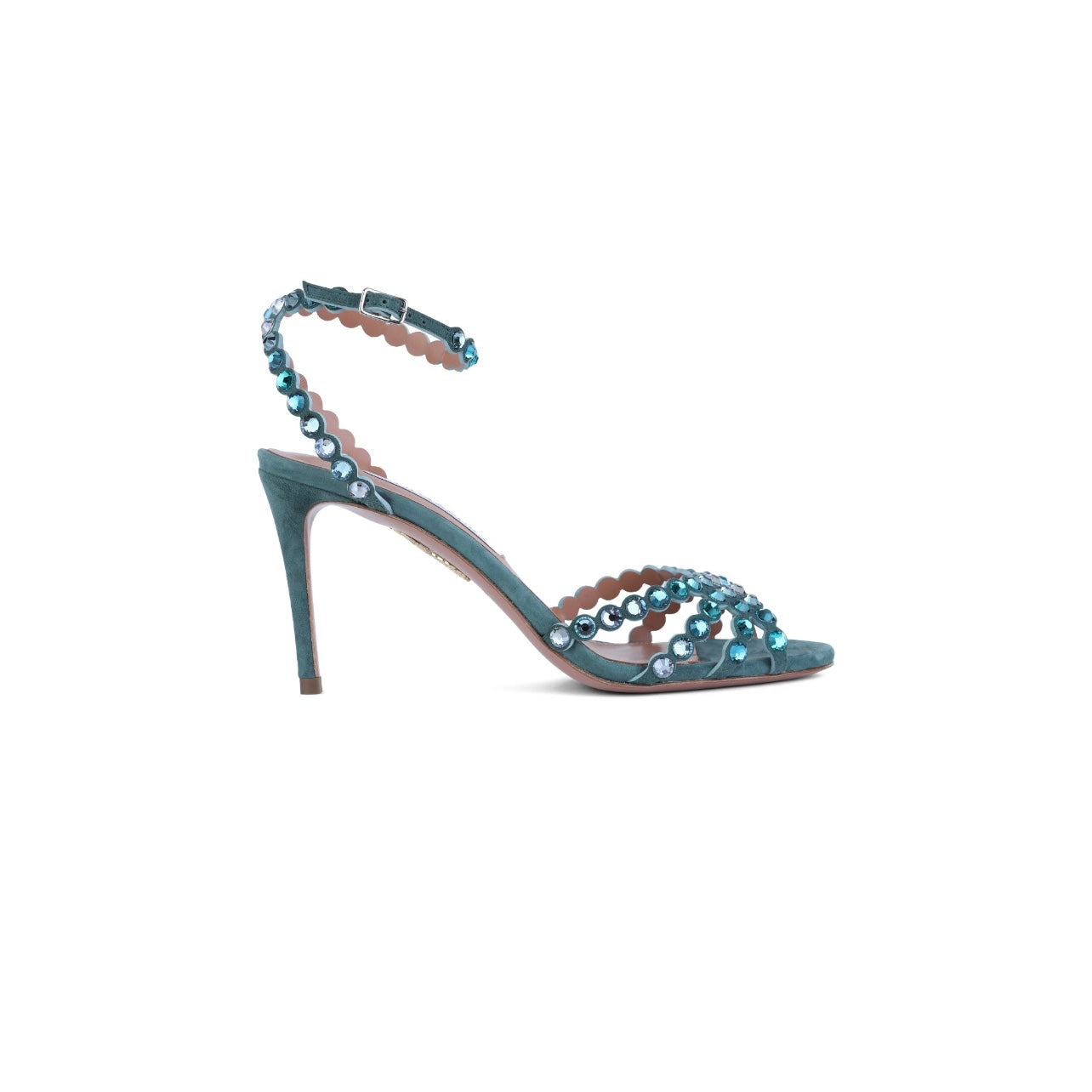 Aquazzura Tequila 85mm Suede Sandal