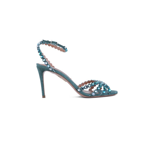 Aquazzura Tequila 85mm Suede Sandal