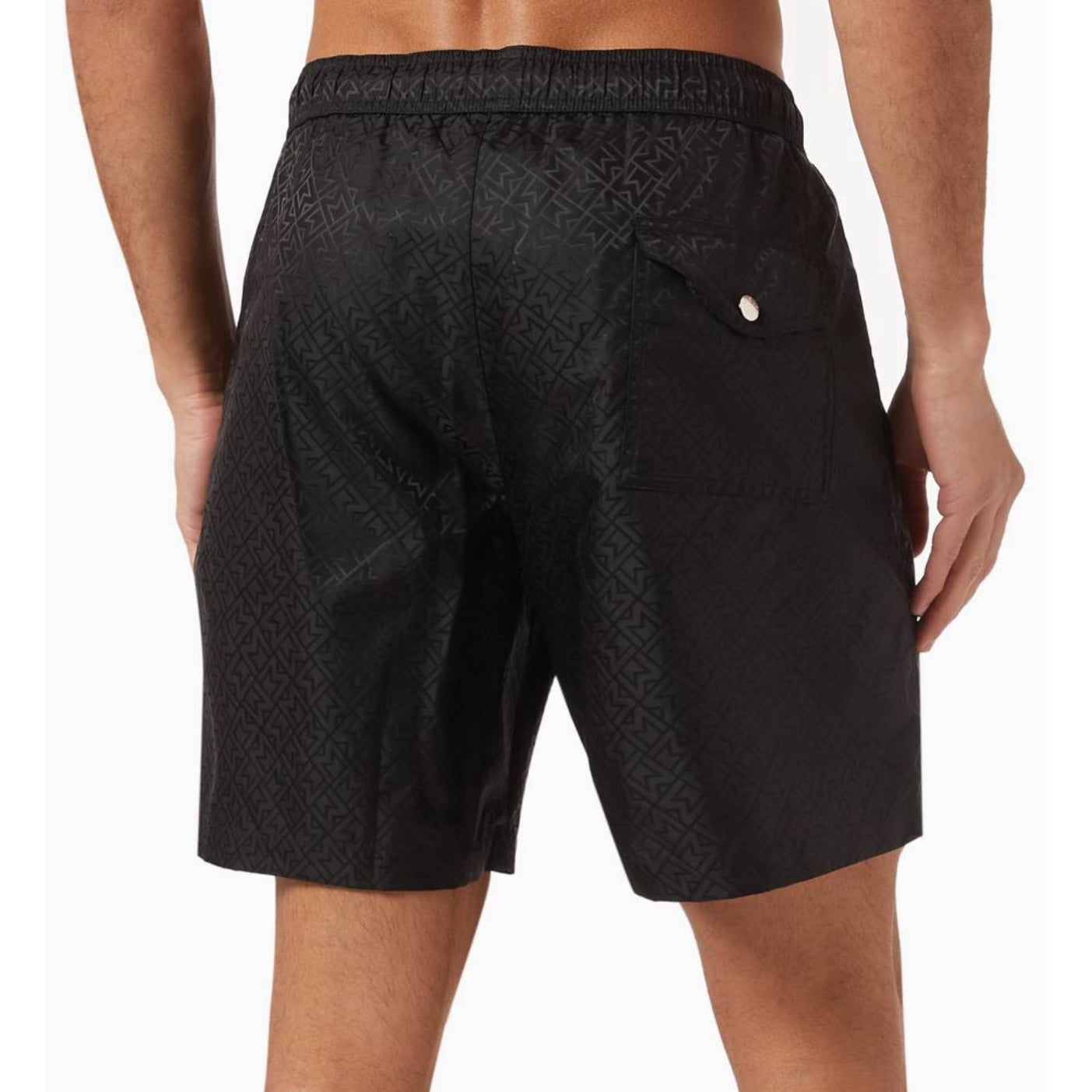 Moncler Logo Drawstring Swim Shorts