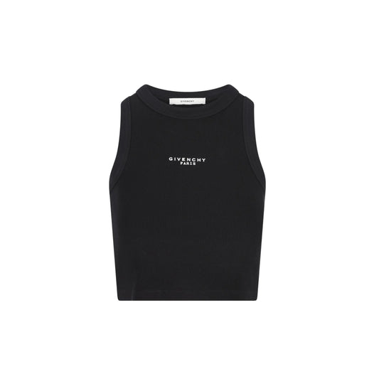 GIVENCHY PARIS Cropped Tank Top