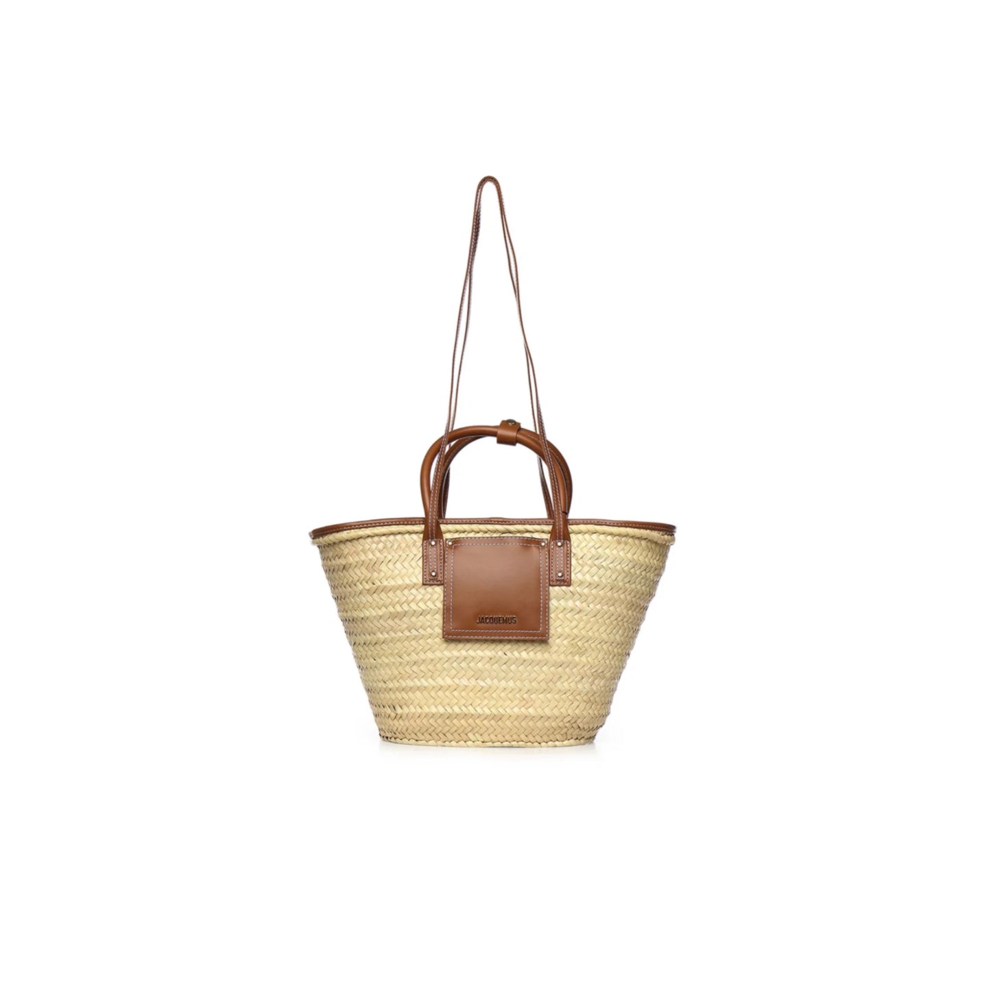 Jacquemus The Soli Logo Plaque Basket Bag