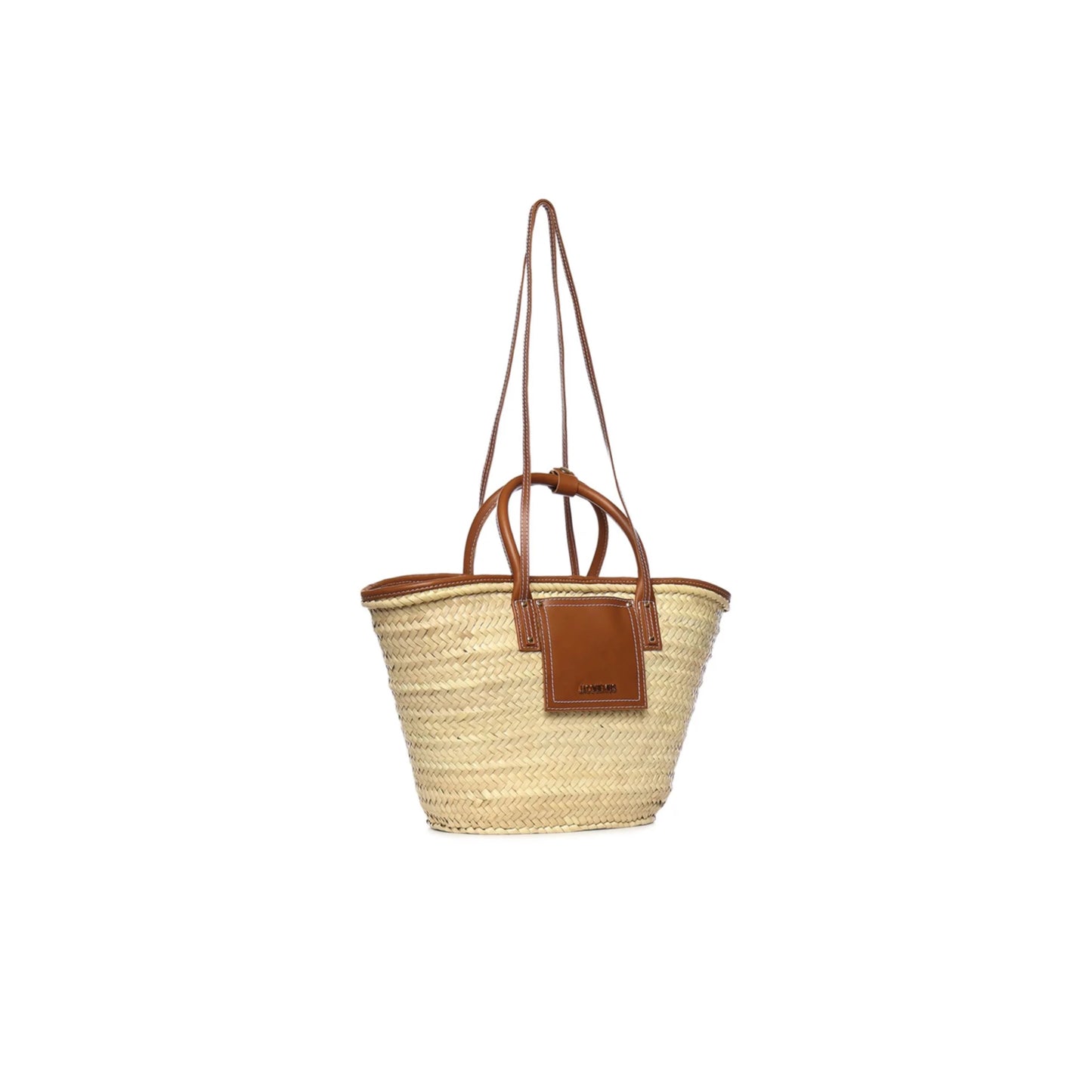 Jacquemus The Soli Logo Plaque Basket Bag